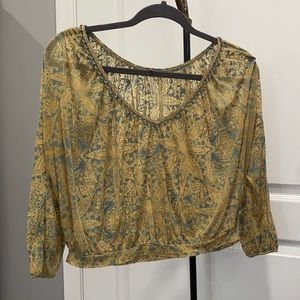 Beautiful sheer free people blouse